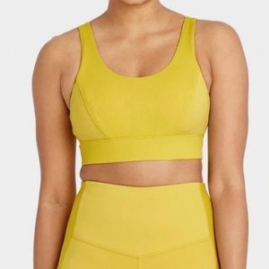 Target All In Motion Yellow Sports Bra L